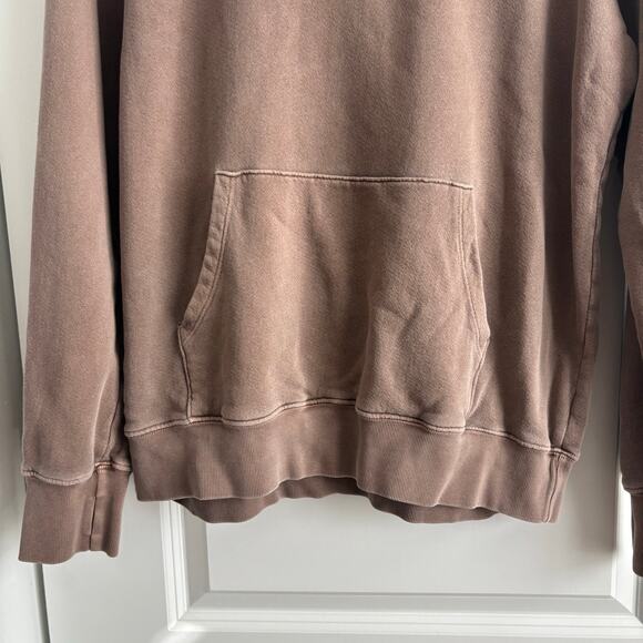 Joah Brown Women’s Empire Hoodie M/L Sweatshirt French Terry Brown $208 - Picture 4 of 12